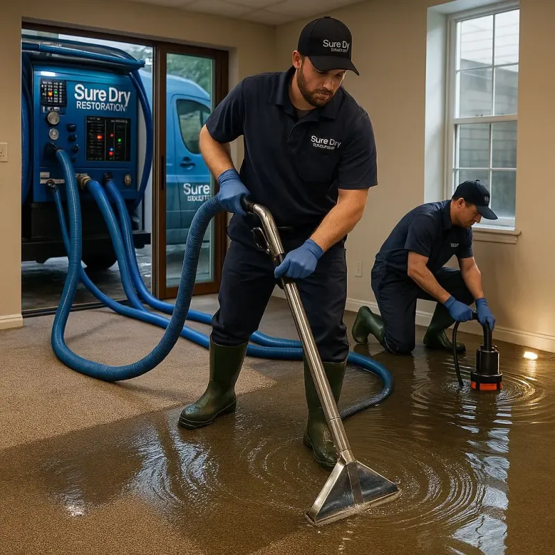 Water Extraction and Removal process in Plainwell, MI